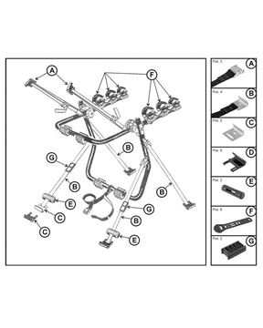 Picture of COMPLETE SPARE PARTS KIT FOR BIKE RACK VERONA